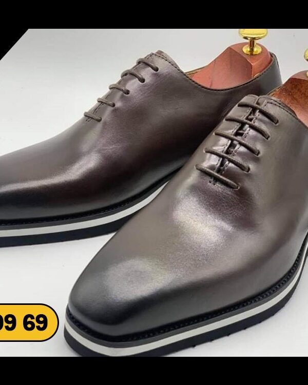 Derby Hybride Gris Croco