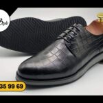 Derby Hybride Noir Croco — BK Style