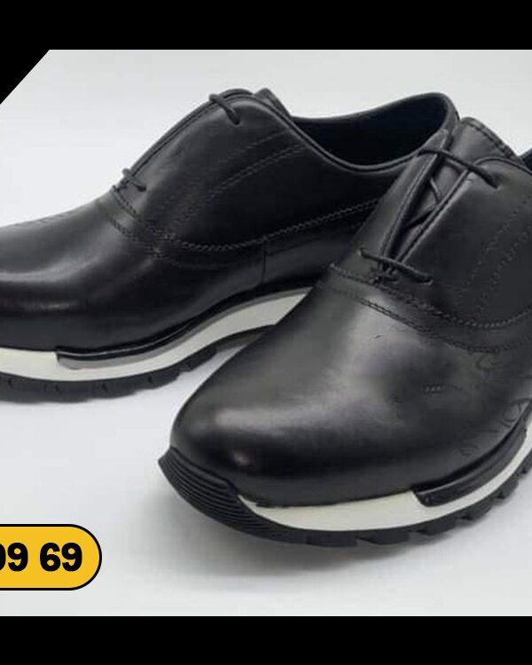 Derby Hybride Noir Slip-On