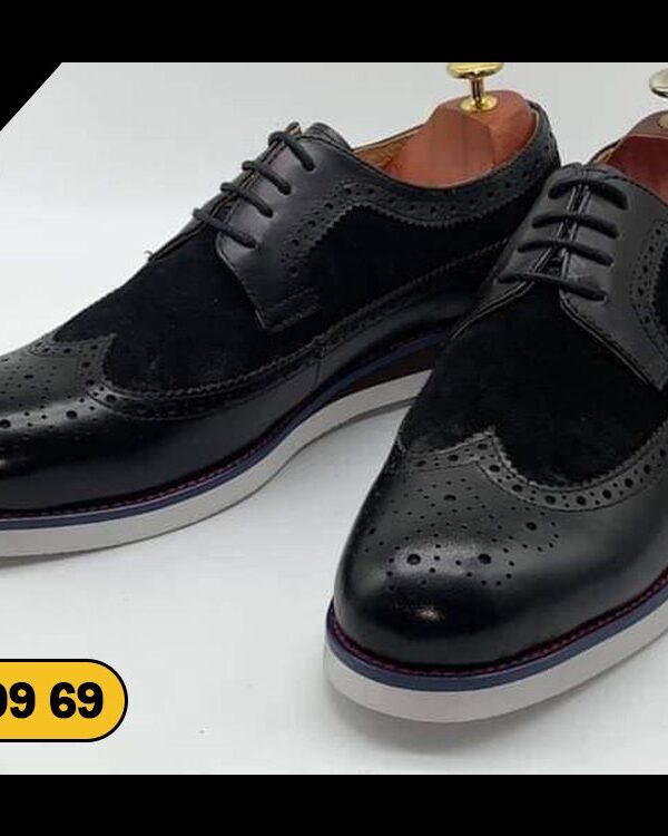 Derby Hybride Noir Velours
