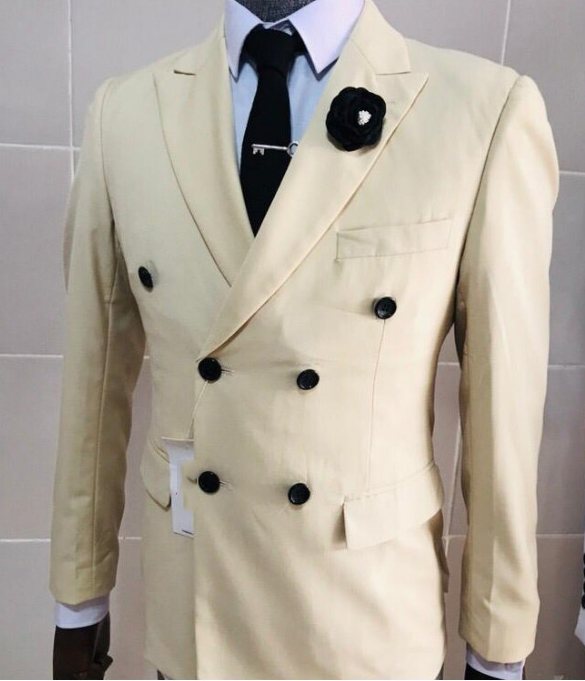 Blazer Croisé Beige