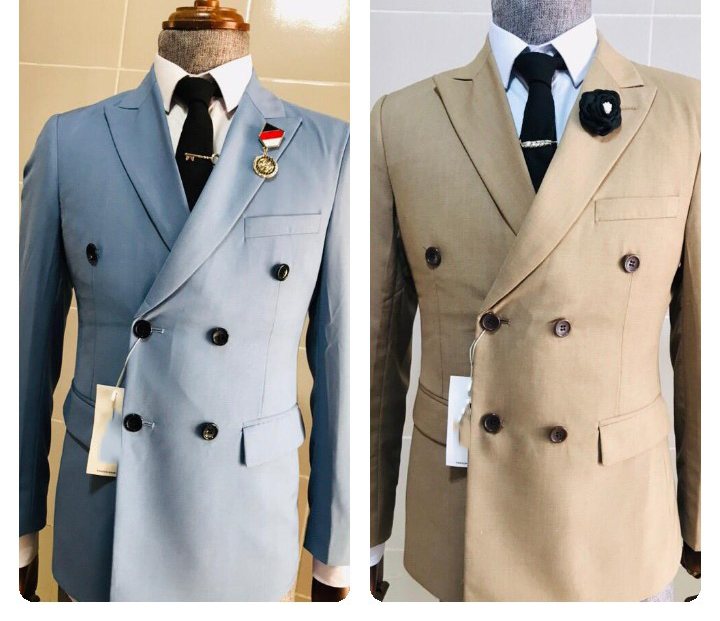 Blazer Croise Bleu Clair — BK Style