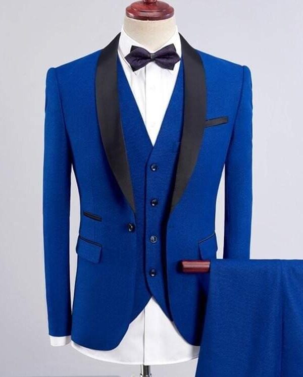 Tuxedo Bleu Royal 3 Pièces