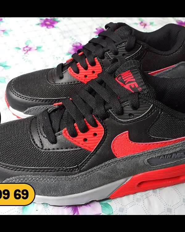 Sneakers Noir Rouge Max