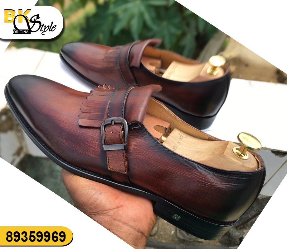 Mocassin Bordeaux Boucle — BK Style