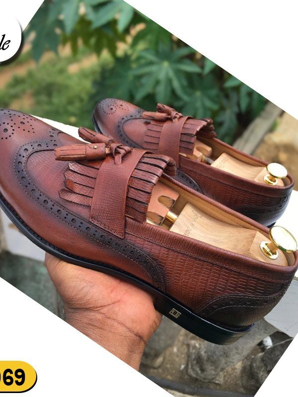 Mocassin Bordeaux Kiltie